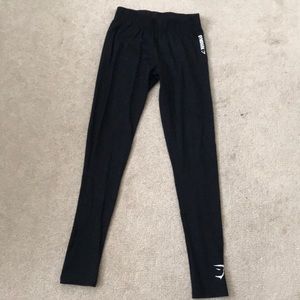 Gymshark ark jersey leggings - black